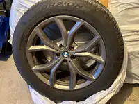 BMW 19” V-Spoke 735 Ferric Grey Winter Tire for X5 & X6