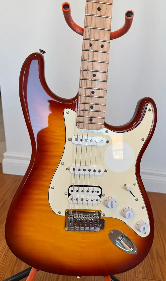 Fender Affinity Stratocaster + Amplifier and accessories. in Guitars in Edmonton - Image 3