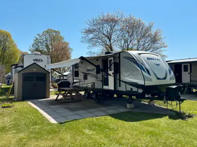 2019 Keystone Bullet 243 BHS Travel Trailer for sale. 24 feet. Recently inspected and in excellent c...
