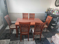 Used Dining Set - Table and 6 chairs $750 obo