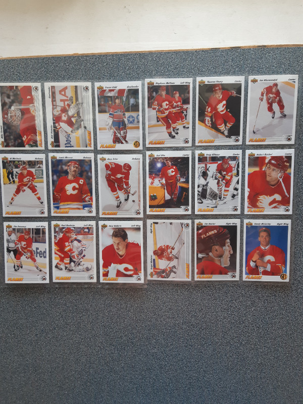 Carte de hockey Flames de Calgary Upper Deck 1991-1992 dans Art et objets de collection  à Lévis