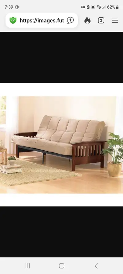 Couch/futon queen size bed, View more