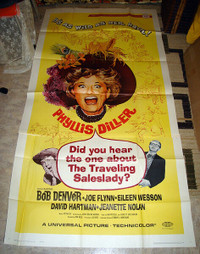 GIANT 1968 PHYLLIS DILLER TRAVELING SALESLADY MOVIE POSTER NM