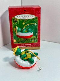 Lazy Afternoon 2001, Hallmark Christmas Ornament, Like New