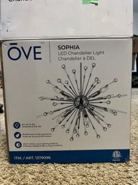 LED Chandelier Light, New in box, never used