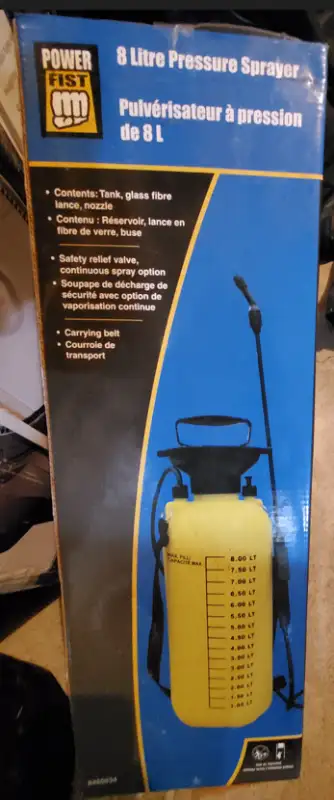 Pressure sprayer 8 litre, View more
