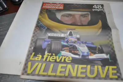 formula one special 2005 newspaper journal de montreal vintage j, View more