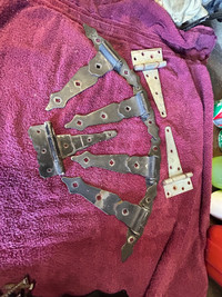 Heavy duty gate hinges(7) in group, Used -$15.00