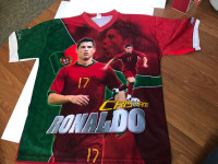 Cristiano Ronaldo XL picture tee Portugal Soccer Man United