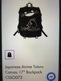 Totoro back pack