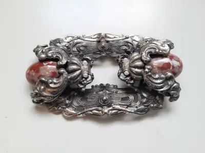 Large Danny Pollak Beetle Brooch, View more