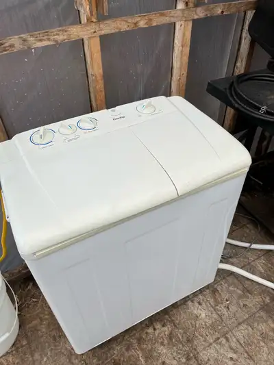 For sale apartment or cabin sized washer and spinner. Works great, reason for selling is to get some...