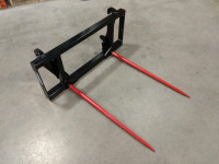 LAKELAND DOUBLE PRONG BALE SPEAR/TINE LOADER ATTACHMENTS!!-NEW!