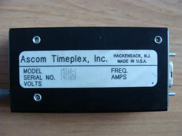 Timeplex Link/1-IRP Cable Assembly-by Ascom Timeplex-Mod.15260-164840228960514123