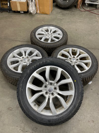 4X 5X120, 20X9 Winter rims and Bridgestone Blizzak tires BMW X5