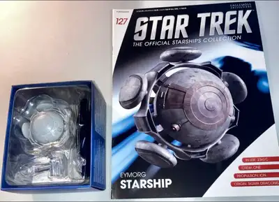 Star Trek Eaglemoss Eymorg Starship #127 with magazine Limited Production Sold Out Never Opened or D...