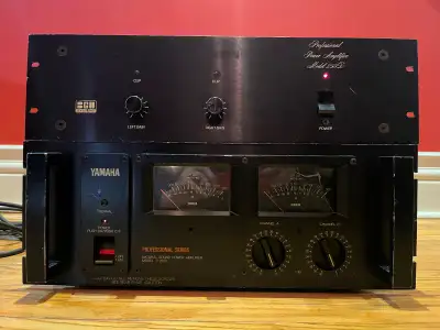 Vintage YAMAHA and BGW power amplifiers, View more