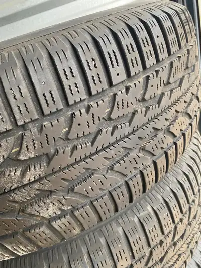 Ford factory aluminum rims and sensors. No caps Firestone tires. 275-65-18 Used 4 winters. $800.00 C...