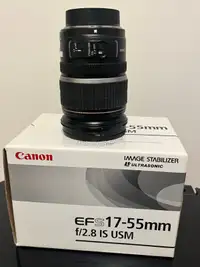 Canon EF-S 17-55mm f/2.8 USM Lens Image Stabilizer Ultrasonic w/