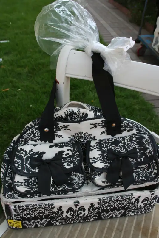 MURVAL Vintage Travel Bag 'n Shoe Bag in One! Ladies 17 x 7 x 463611958870017120