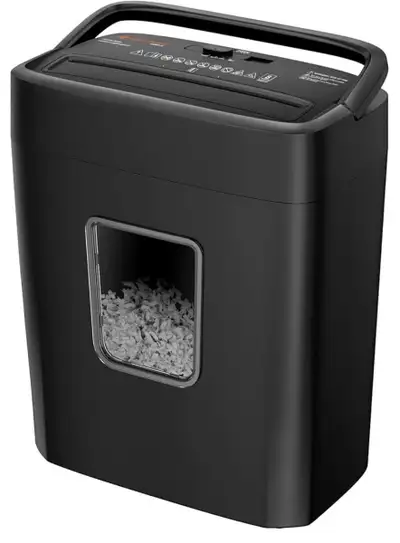 Brand new . Opened box Shred Credit Card/Mail/Staple/Clip, P-4 Security Level Document Shredder with...