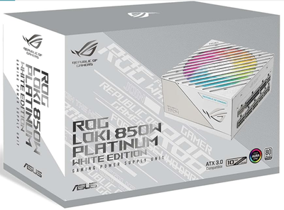 850W ATX 3 Platinum PSU – ASUS ROG LOKI White SFF BRANDNEW, View more