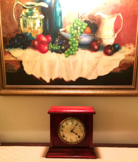 VINTAGE WOODEN GILBERT CLOCK DATED 1898 -EXCELLENT CONDITION