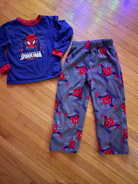 Size 5T Spider-Man pyjamas 