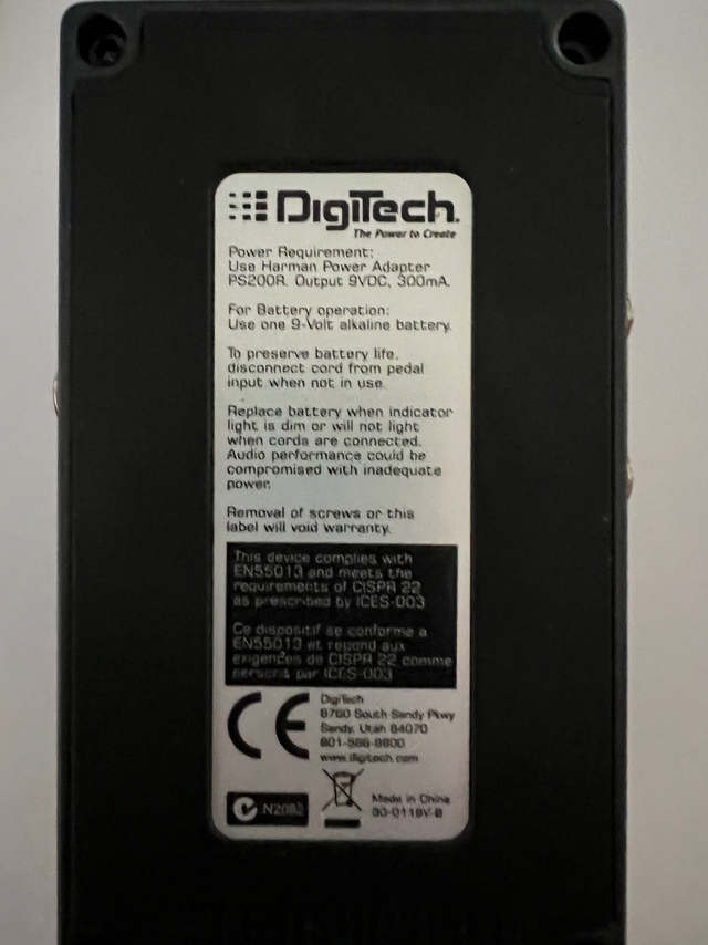 Digitech METAL MASTER Pedal603219760147353605