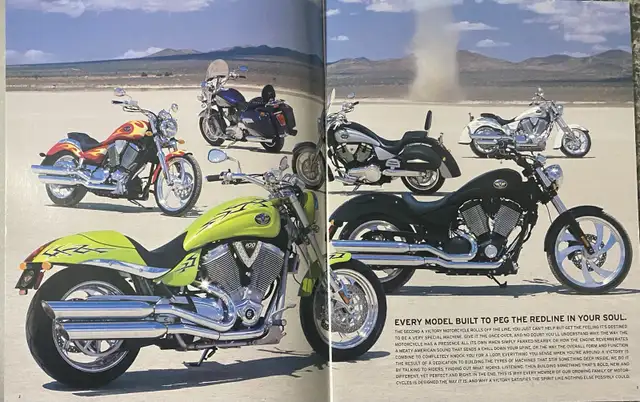 2005 Victory Motorcycles Original 42 Pg Dealer Brochure in Arts & Collectibles in North Bay - Image 4