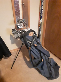 Set of golf clubs . Sold together or separately