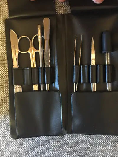 INSTRUMENTS (OUTILS)  DE DISSECTION pour cours Biologie, View more