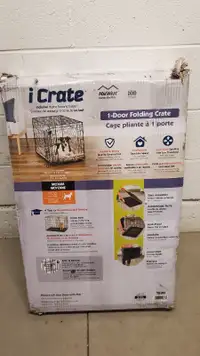 NEW MidWest iCrate 30" Folding Metal Dog Crate.  Pls read!