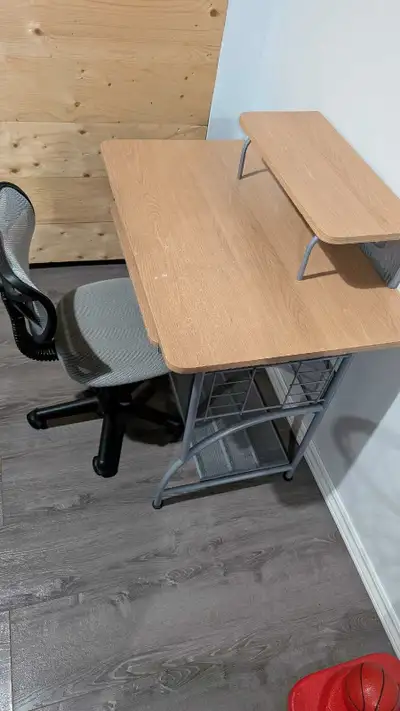 computer desk and chair, View more