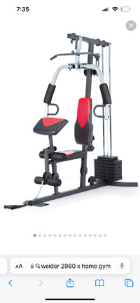 Weirder 2980 x exercise equipment for sale