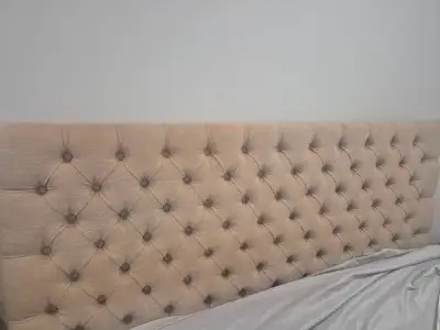 Queen Button Tuft Headboard, View more