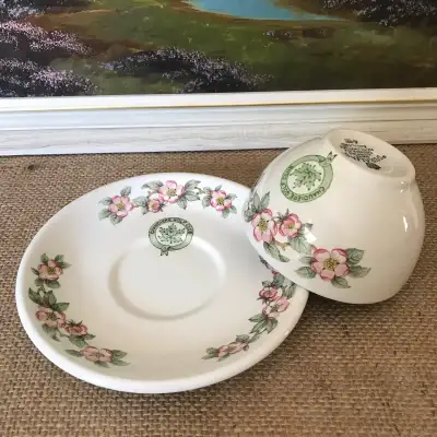 Vintage Duraline Chaudiere Golf Club Bowl & Saucer, View more