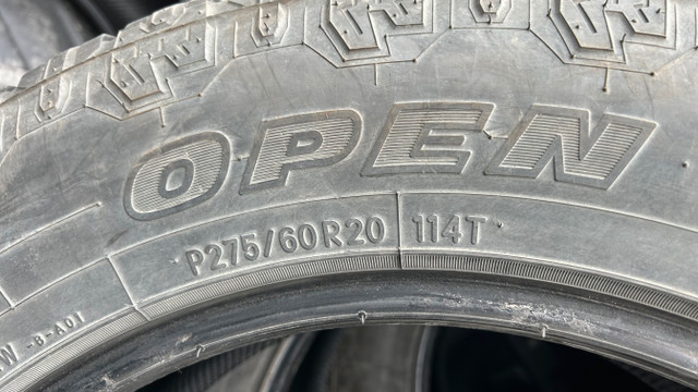 Toyo Open Country AT-2's x 4 - 275/60R20 in Tires & Rims in Vanderhoof - Image 4