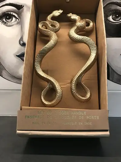 Artisan Snake Door Handles, View more