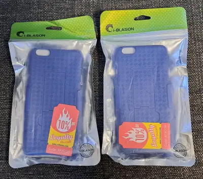 Selling brandnew iPhone 6 cellphone case transformer blue. In EXCELLENT condition please see photos....