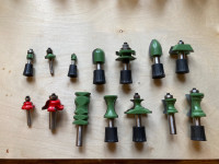 Variety of Lee Valley Router bits