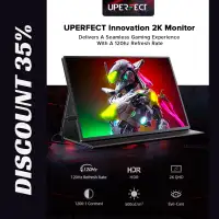 UPERFECT 2K Portable Monitor Upgraded 16-inch 8 Bits+FRC Matte I