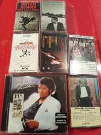 Various cassette tapes Michael Jackson
