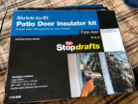Patio Door insulator kit
