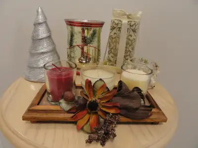 CHRISTMAS CANDLES & HOLDERS - NEW! - VARIETY OF UNIQUE SHAPES, View more