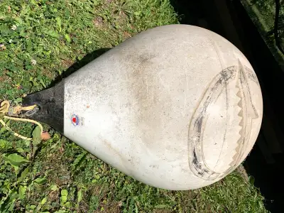Boat bumper for a large boat.