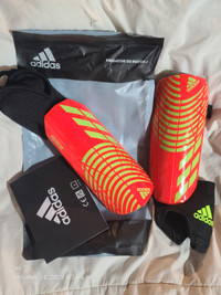 Junior Adidas soccer shin pads