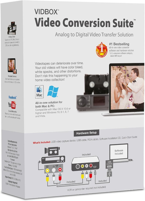 VIDBOX Video Conversion Suite- NEW IN BOX in Video & TV Accessories in Abbotsford - Image 2