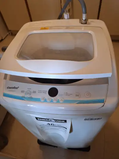 1) Washing Machine Portable Haier with wheels 120 VAC drum 1 CUft now $99 not negotiable before $150...