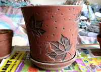 Vintage ceramic Lee's pottery Inc. Ontario california planter